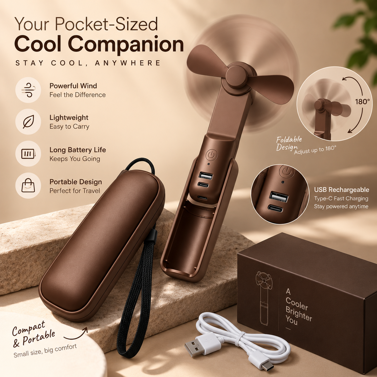 Portable Handheld Fan