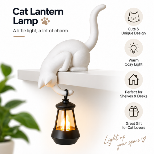 Cat Lantern Lamp