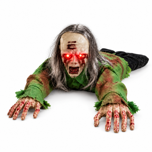 Crawling Zombie Halloween Prop