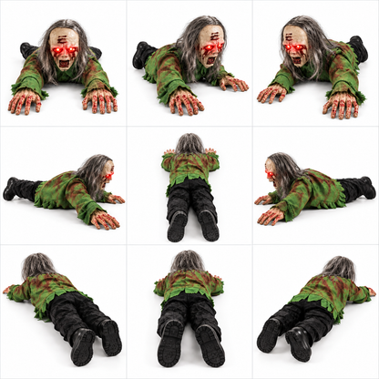 Crawling Zombie Halloween Prop