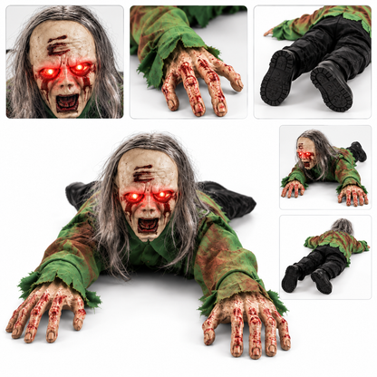 Crawling Zombie Halloween Prop